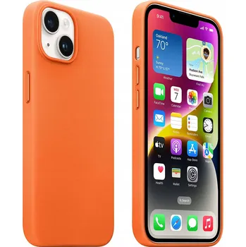 Pouzdro na mobilní telefon Zadní Kryt Smart-Tel pro Apple iPhone 12 mini oranžový