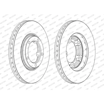 Brzdový kotouč Brzdový kotouč FERODO DDF1404C