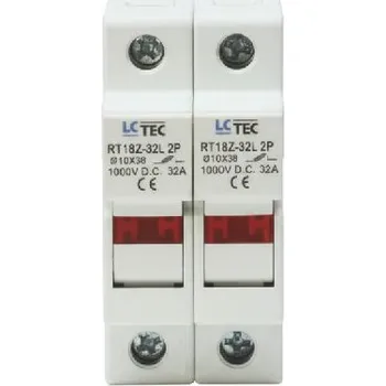 Pojistkový odpojovač RT18Z-32L 2P 1000V DC s indikátorem