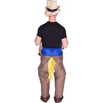 Karnevalový kostým NAFUKOVACÍ KOSTÝM KŮŇ KONĚ KONÍK VELKÝ NAFUKOVACÍ OBLEK PLES HALLOWEEN