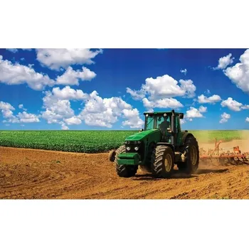 Fototapeta Fototapeta TRAKTOR ZEMĚDĚLSKÁ KRAJINA XXL 312x219