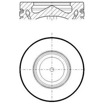 Motor automobilu Píst MAHLE 081 PI 00136 000
