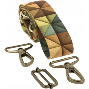 Kabelka Pásek na kabelku 40 mm MIRAGE nastavitelný ZEPNIJ C.nikl Kabelka Držák