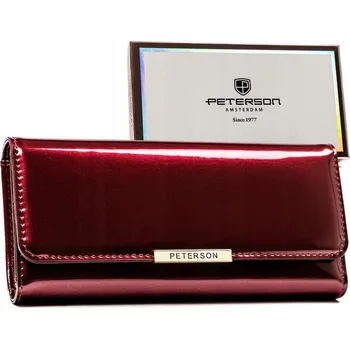 Peněženka Peterson peněženka eko kůže červená - dámská