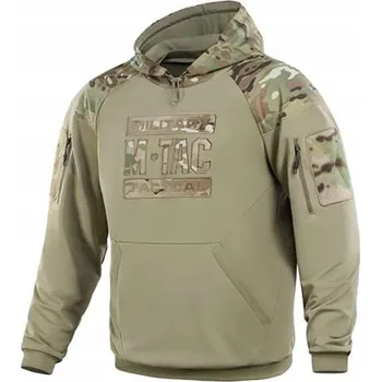 Pánská mikina Bavlněná mikina s kapucí maskáčový M-Tac Hoodie Combat - MultiCam XXL