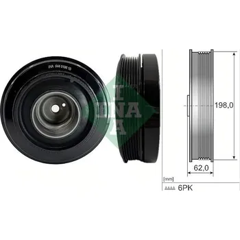 Řemenice, klikový hřídel Schaeffler INA 544 0196 10