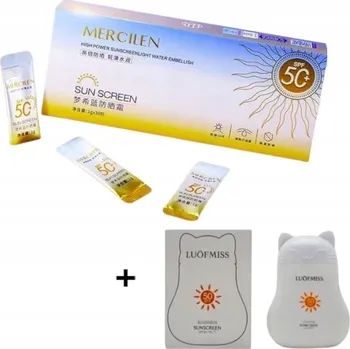 Opalování Sada opalovacího krému mercilen 50 SPF + opalovací krém 30 ml