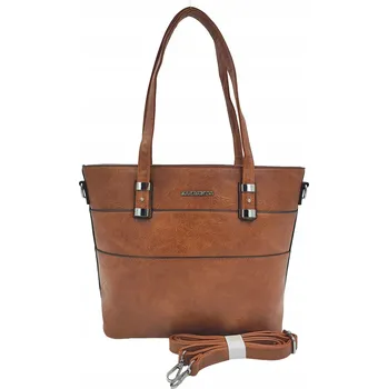 Marco Contti shopper kabelka z eko kůže hnědá