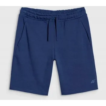 Pánské kraťasy Pánské tmavě modré Kraťasy velikosti 4F XL, bavlna regular střih, nad kolena