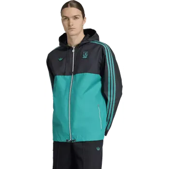 Pánský kabát Pánská parka bunda Adidas Liverpool FC 25/26 Terrace Icons mátově-černá