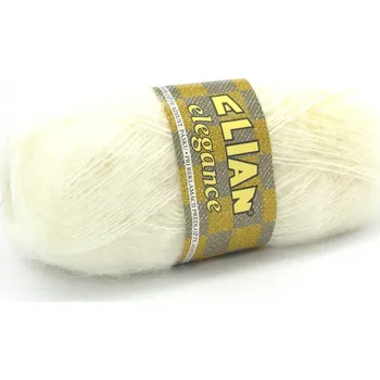 Příze Elian Elegance 208 - bílá | hadropichna.cz