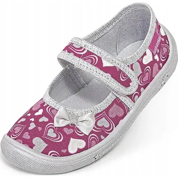 Dívčí bačkory Dětské Papuče Viggami Judyta srdíčka - 35
