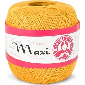 Příze Háčkovací Příze Madame Tricote Paris Maxi žlutý 6347 100 g