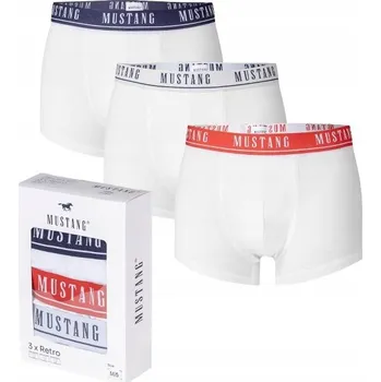 Boxerky Spodní Prádlo Boxerky Mustang bílé, velikost S