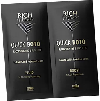 Vlasová regenerace Mila Professional Rich Therapy 2 x 12 ml keratinová kúra