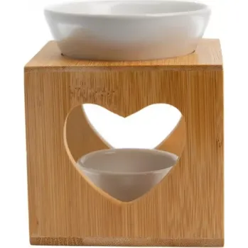 Aroma lampa Spiru Aromalampa na vosky a oleje vícedílná Bílé Srdce