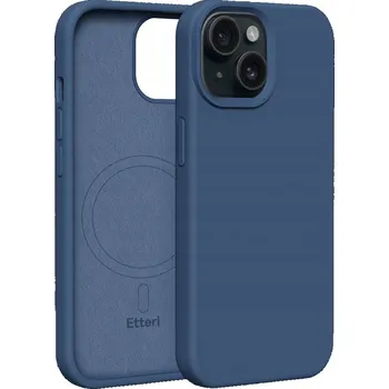 Pouzdro na mobilní telefon Zadní Kryt Etteri pro Apple iPhone 15 modrý