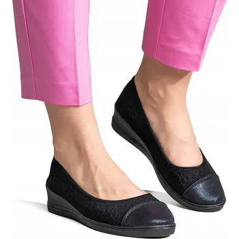 Dámské baleríny Tenisky na klínku POHODLNÉ nazouvací MÓDNÍ baleríny elegantní lehké Axim