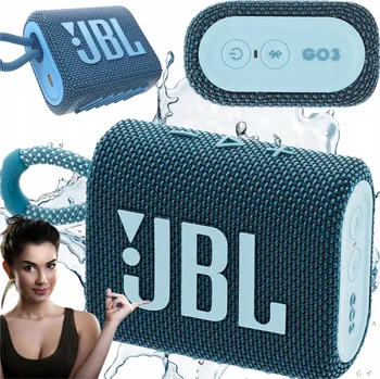 Bluetooth reproduktor Přenosný Bluetooth reproduktor JBL GO3 modrý