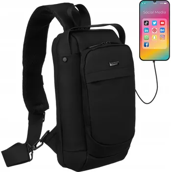 Peterson taška přes rameno PTN 88040-7134 BLACK černá