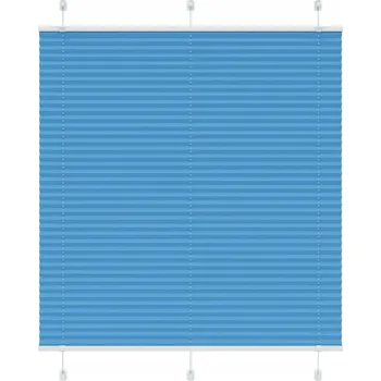 Roleta Roleta plisé modrá 120x100 cm Šířka látky 119,4 cm