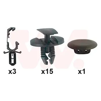 Kapota Montážní sada, víko motoru VAN WEZEL 3729797