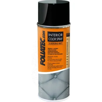 Barva ve spreji FOLIATEC barva na interiér - Interior Color Spray 400ml, barva: šedostříbrná matná