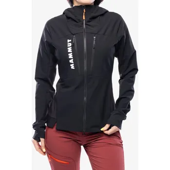 Dámská softshellová bunda Softshellová bunda dámská Mammut Aenergy SO Hybrid Hooded Jacket - black