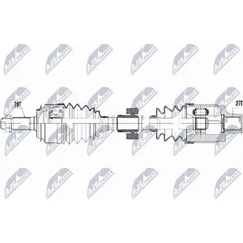 Hnací hřídel - poloosa NTY NPW-HD-047