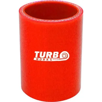 Spojovací materiál motoru Silikonová spojka TurboWorks červená 70mm