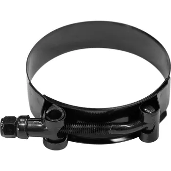 Zadní díl výfuku T-svorka TurboWorks 65-73mm, spona T-Clamp Černá