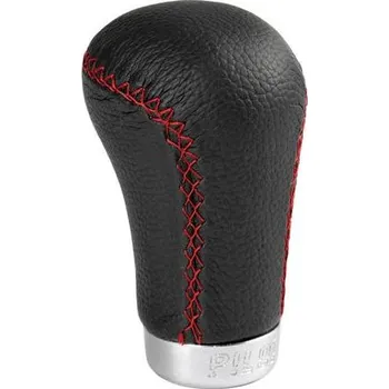 Hlavice řadicí páky LAMPA Italy Řadicí páka KYMO - černá, červené švy