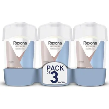 Rexona deodorant v tyčince proti pocení Clean Scent 96H 45 ml – 3 kusy Clean Scent antiperspirant v