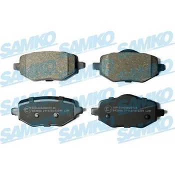 Brzdová destička BRZDOVÉ DESTIČKY ZADNÍ 5SP2240 SAMKO CITROEN DS OPEL
