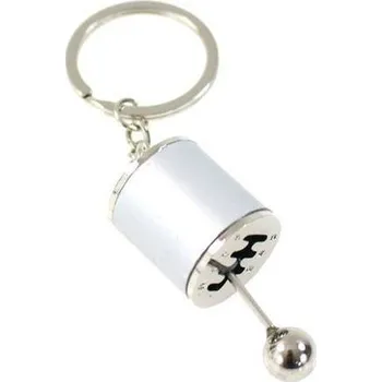 TurboWorks Přívěsek na klíče - kulisa řazení, stříbrný
