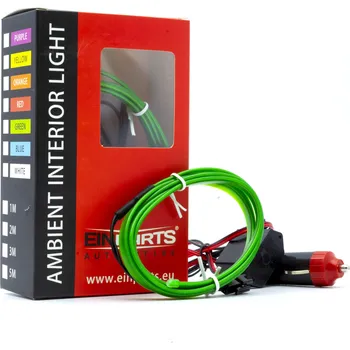 LED páska EINPARTS LED světlovodný pásek 1m (zelený)