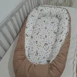 Pro útulný domov Hnízdečko pro miminko Hnědé se zvířátky