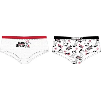 Dívčí oblečení Snoopy - licence Dívčí kalhotky - Snoopy 5233491, bílá / světle šedý melír Barva: Mix barev, Velikost: 134-140