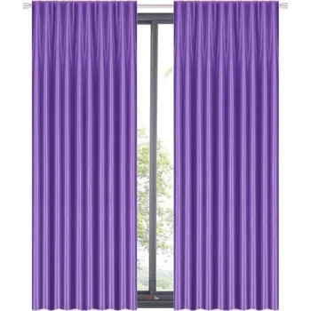 Závěs Fliying Sada závěsů Luciana, 2dílná, 140x250 cm-fialová