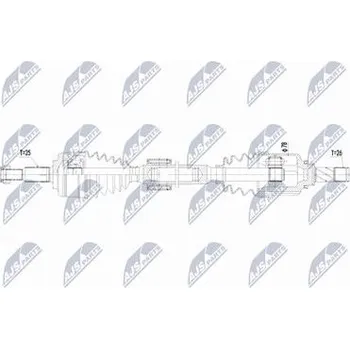 Hnací hřídel - poloosa NTY NPW-RE-217