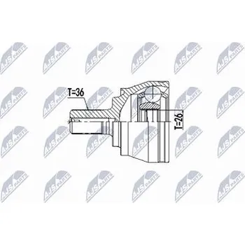 Sada kloubů pro hnací hřídel NTY NPZ-VV-027