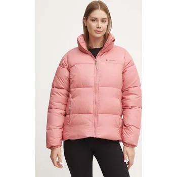 Bunda Columbia Puffect 2090291 růžová 38X, vel. S