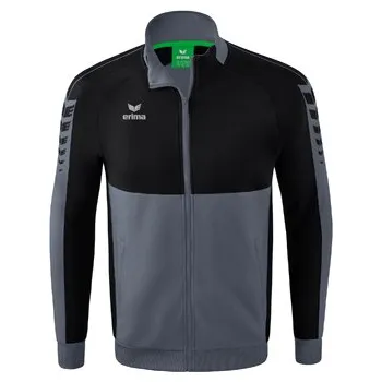 Chlapecký kabát Six Wings tréninková bunda, břidlicově šedo/černá