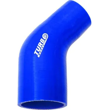 Spojovací materiál motoru Silikonová redukce TurboWorks modrá 45° 15-20mm