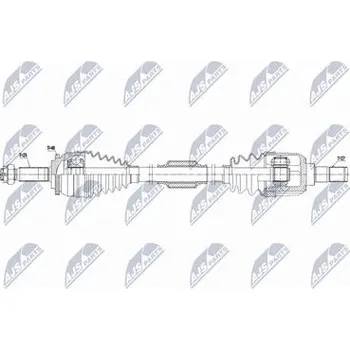 Hnací hřídel - poloosa NTY NPW-HY-632