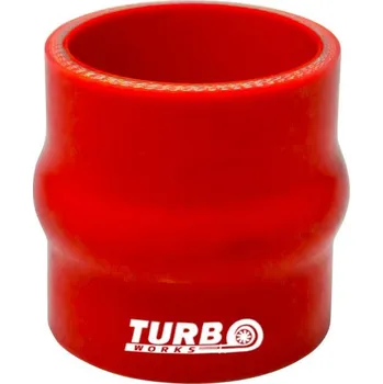 Spojovací materiál motoru Silikonová antivibrační spojka TurboWorks červená 70mm