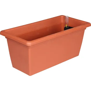 Truhlík PLASTKON Magnolie 2Smart samozavlažovací truhlík 40 cm terakota balení 1 ks