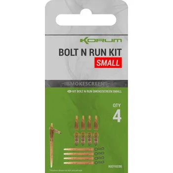 Korum Montáž Smokescreen Bolt N Run Kit 4ks Velikost: Small