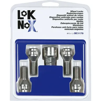 Šroubek na kolo LokNox bezpečnostní šrouby M12x1,5x25,5mm kužel 60, klíč 17/19