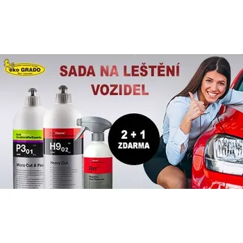 Koch Chemie 1058 Sada na leštění vozidel malá Koch 2+1 výrobek Zdarma
